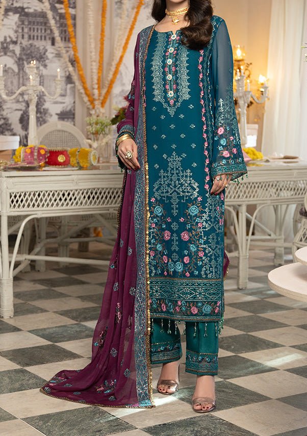 Imrozia Shagun Pakistani Luxury Chiffon Dress - db30251