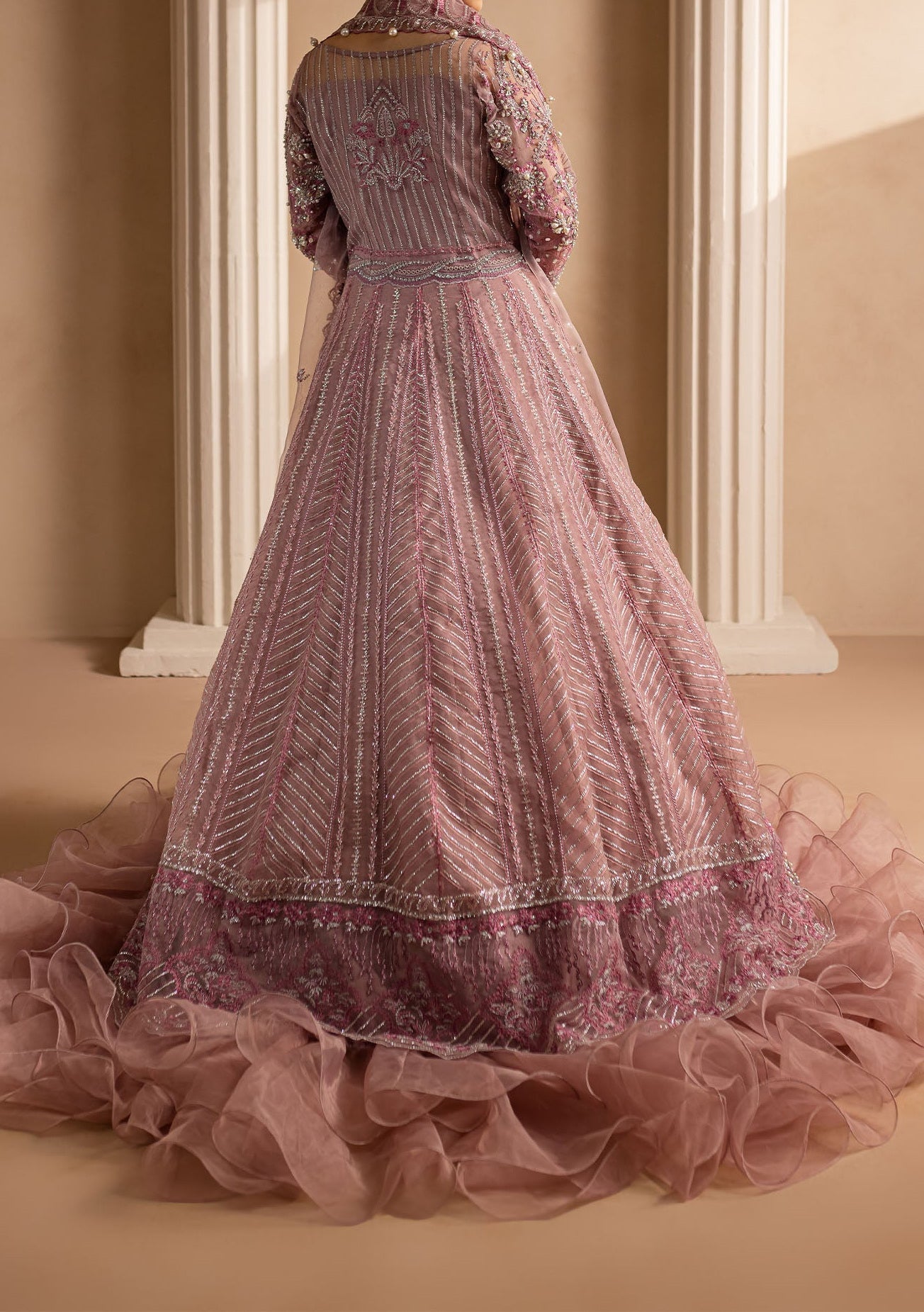 Maria Osama Khan Pakeezah Pakistani Luxury Anarkali - db27083