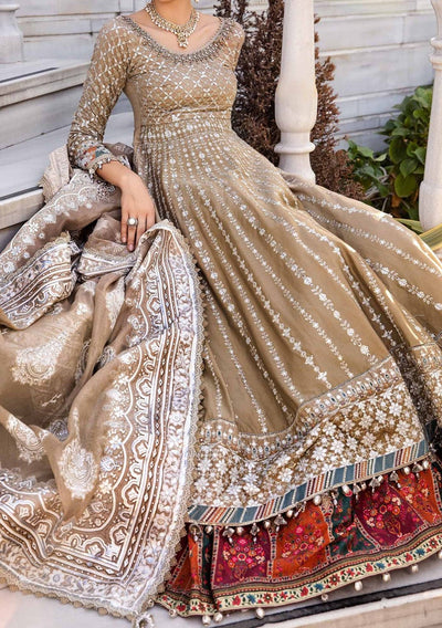 Maria.B Embroidered Pakistani Luxury Lehenga Suit - db27227