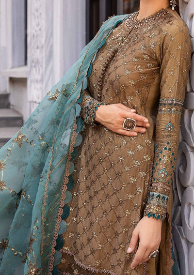 Maria.B Pakistani Luxury Embroidered Dress - db27235