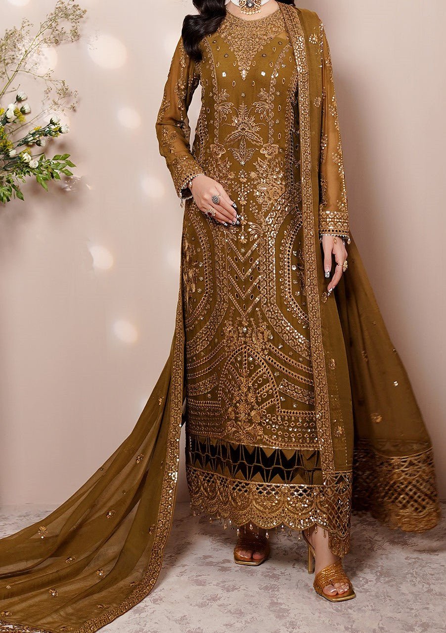 Maryam's Aarzu Pakistani Luxury Chiffon Dress - db27624