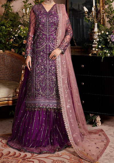 Maryam's Aarzu Pakistani Luxury Net Dress - db27631