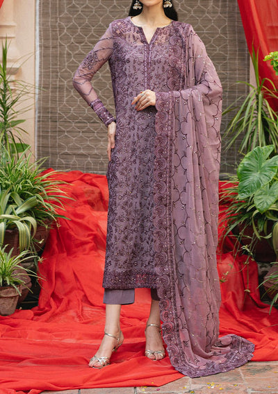 Maryum N Maria Amel Embroidered Chiffon Dress - db30440