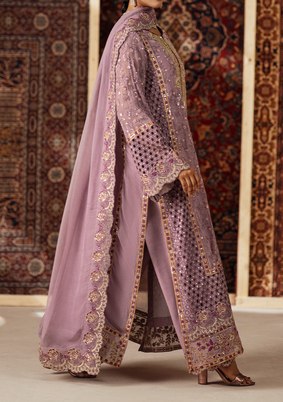 Maryum N Maria Azal Embroidered Chiffon Dress - db302671