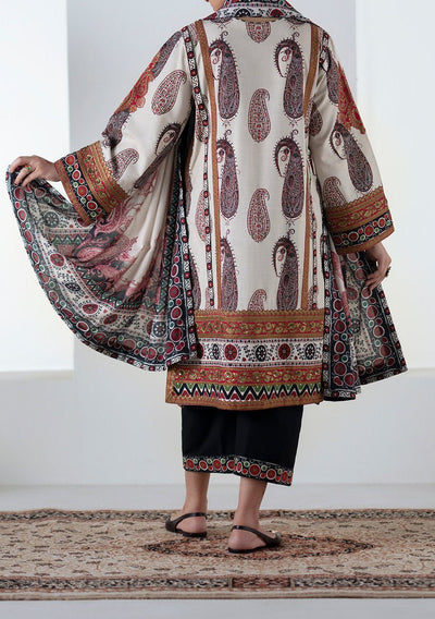 Maryum N Maria Noore Embroidered Khaddar Suit - db30164