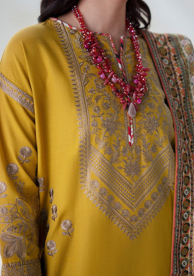 Maryum N Maria Noore Embroidered Khaddar Suit - db30163