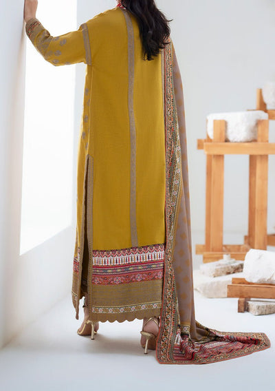 Maryum N Maria Noore Embroidered Khaddar Suit - db30163