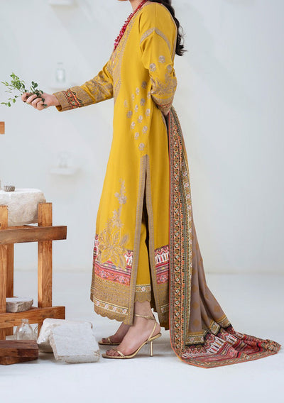 Maryum N Maria Noore Embroidered Khaddar Suit - db30163