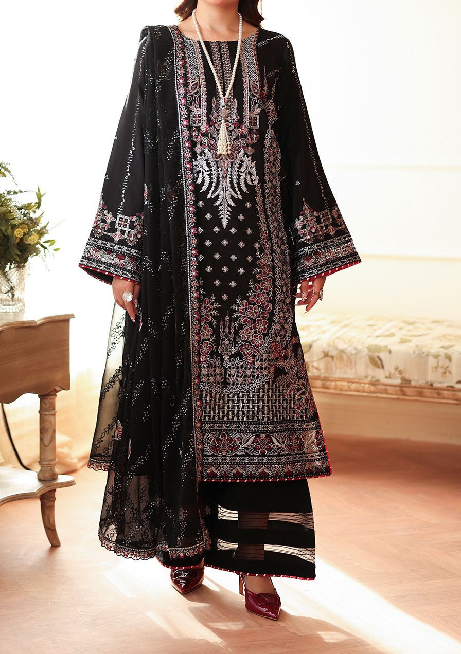 Ramsha Aangan Pakistani Embroidered Silk Dress - db30375