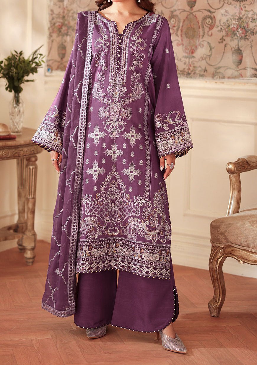 Ramsha Aangan Pakistani Embroidered Silk Dress - db30377