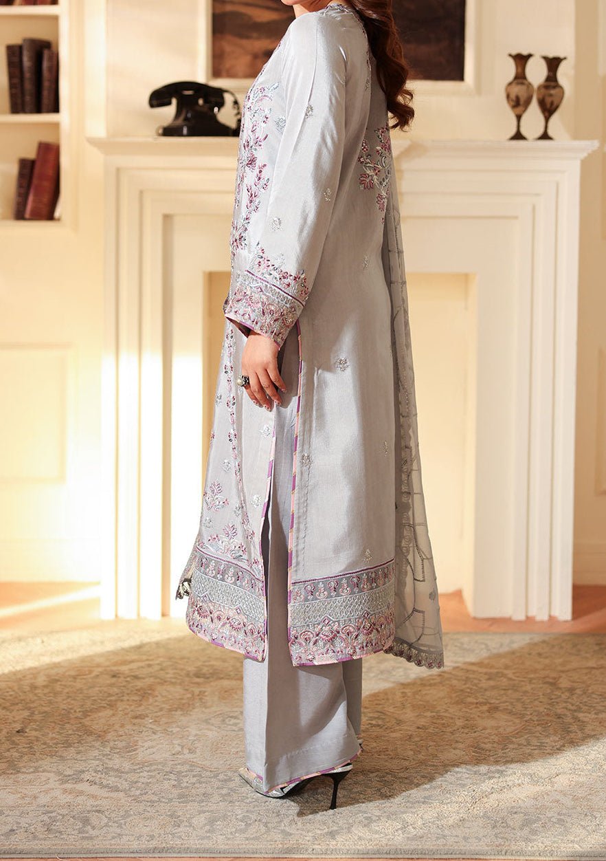 Ramsha Aangan Pakistani Embroidered Silk Dress - db30378