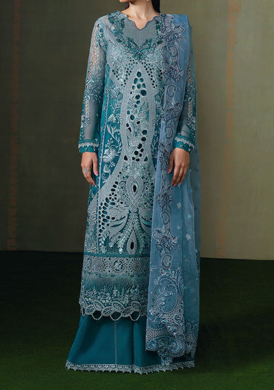 Ramsha Festive Pakistani Luxury Organza Dress - db30326
