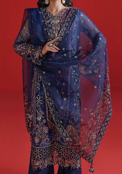 Ramsha Festive Pakistani Luxury Organza Dress - db30324