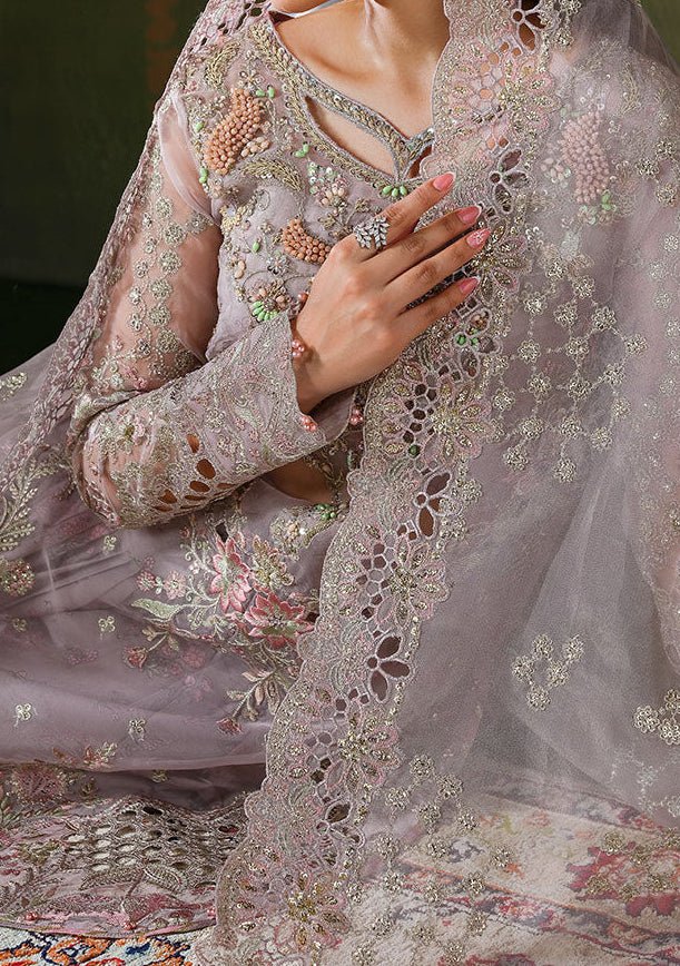 Ramsha Festive Pakistani Luxury Organza Dress - db30327