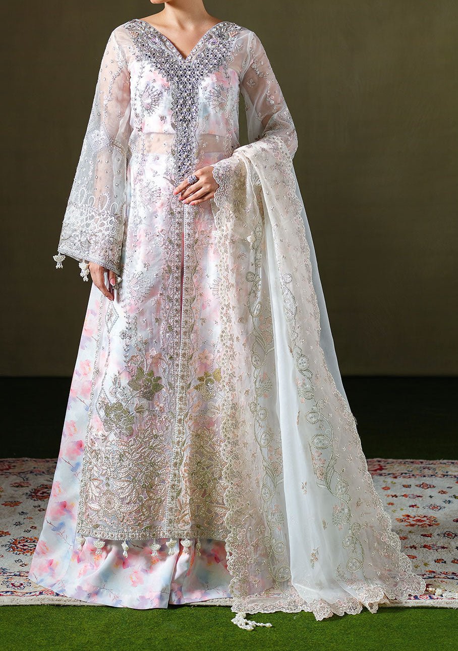 Ramsha Festive Pakistani Luxury Organza Dress - db30325