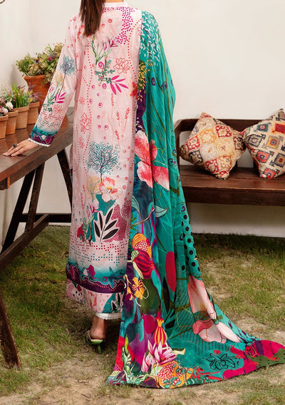 Ramsha Mashaal Embroidered Printed Lawn Dress - db26980