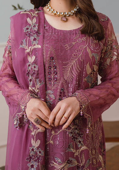 Ramsha Pakistani Embroidered Chiffon Dress - db30154