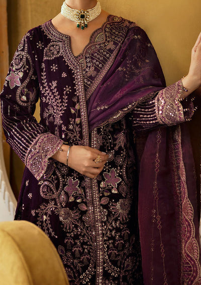 Ramsha Pakistani Luxury Velvet Dress - db27561