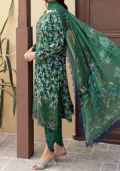 Ramsha Rangrez Embroidered Printed Lawn Dress - db26565