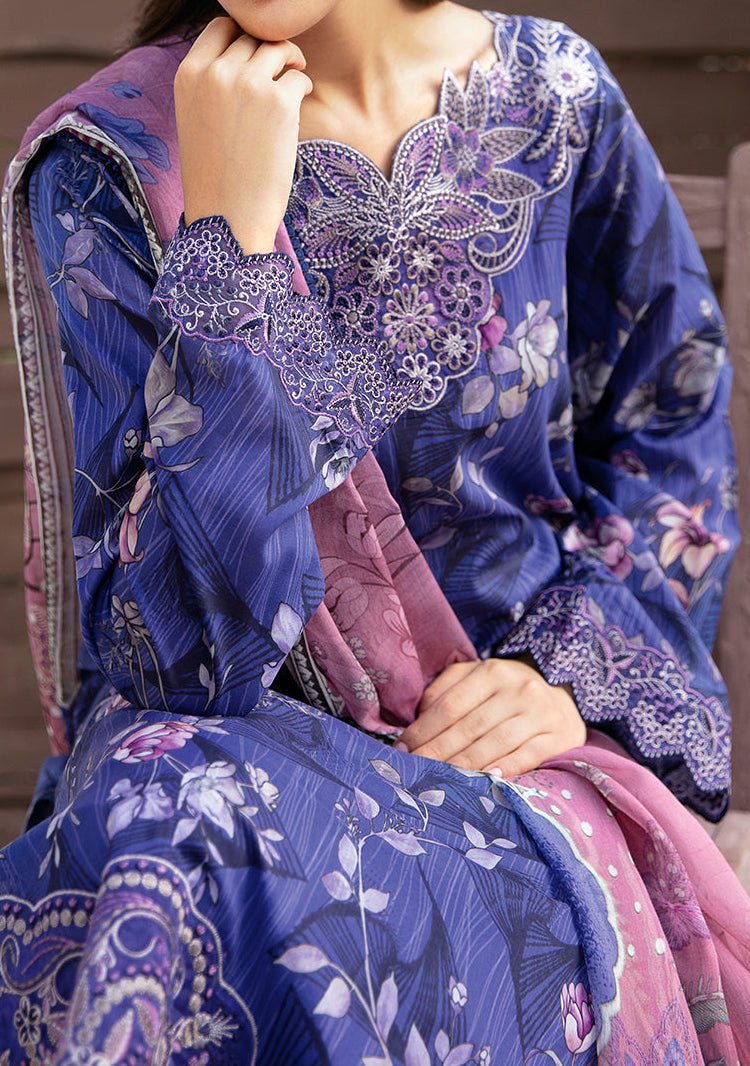 Ramsha Rangrez Embroidered Printed Lawn Dress - db26567