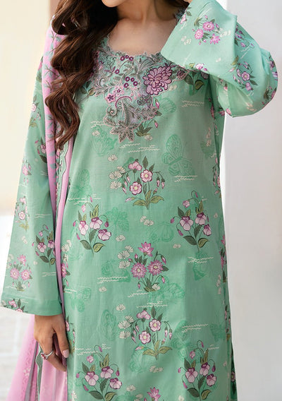 Ramsha Rangrez Embroidered Printed Lawn Dress - db26568