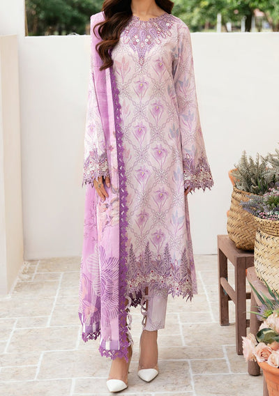 Ramsha Rangrez Embroidered Printed Lawn Dress - db26562