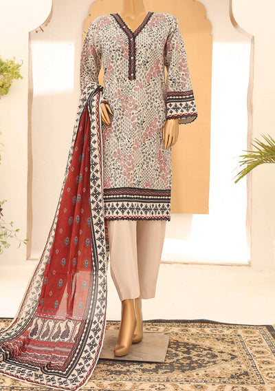 Riwayat Ready Made Printed Lawn Dress - db26474