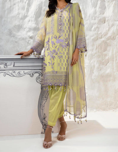 Sana Safinaz Muzlin Summer Pakistani Net Dress - db26151