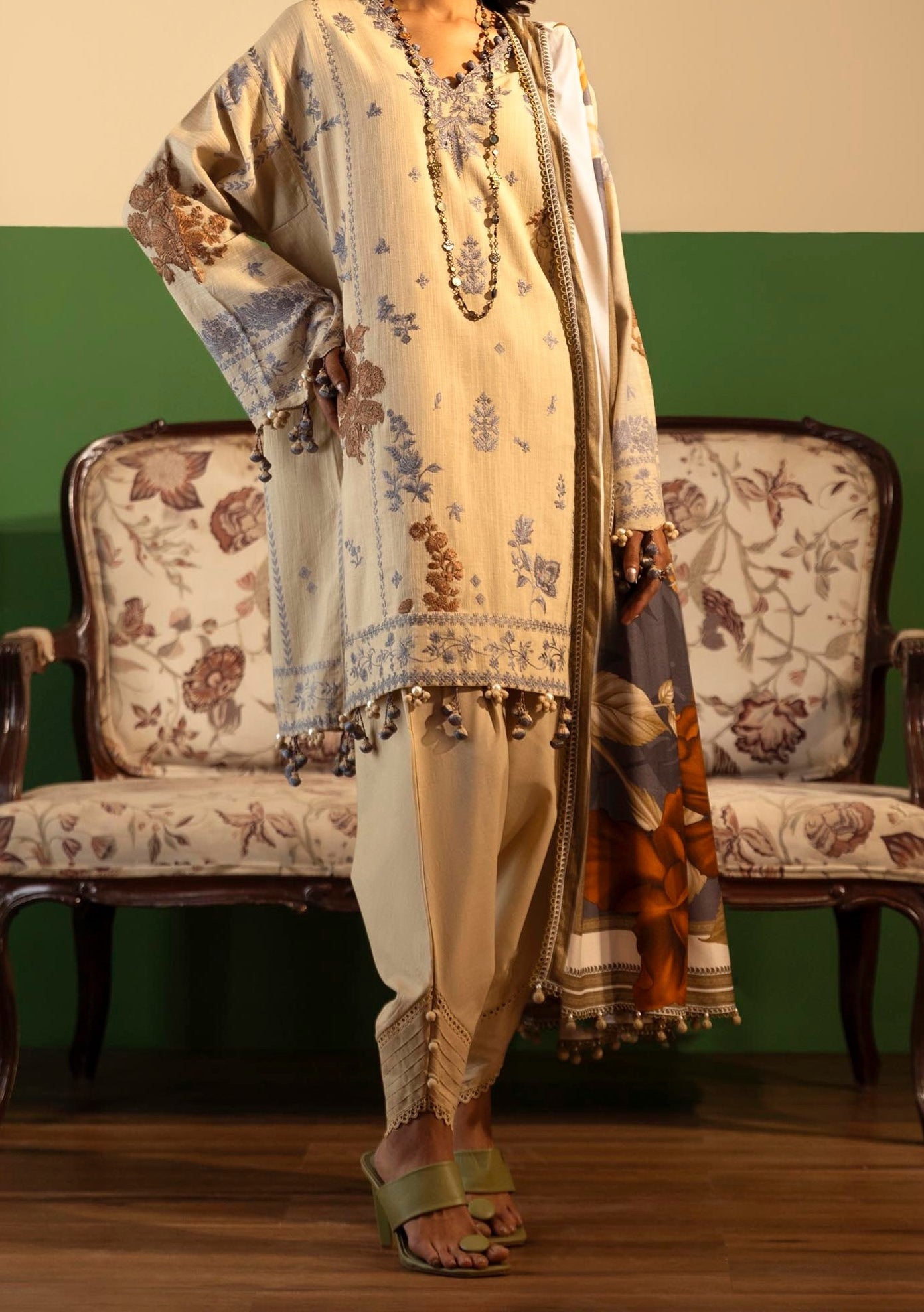 Sana Safinaz Muzlin Winter Pakistani Dress - db27280