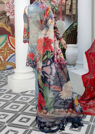 Adan's Libas Embroidered Pakistani Luxury Lawn Dress: Deshi Besh.