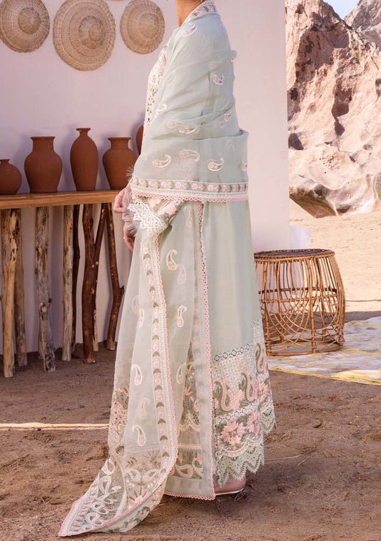 Akbar Aslam Alberta Pakistani Luxury Lawn Dress - db25516