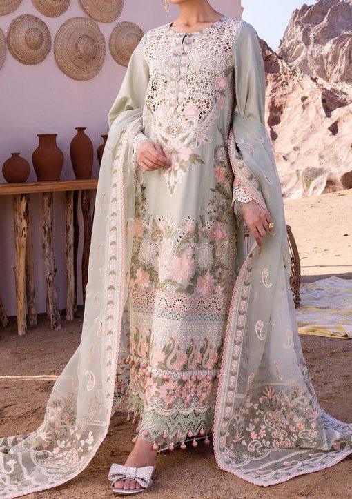 Akbar Aslam Alberta Pakistani Luxury Lawn Dress - db25516