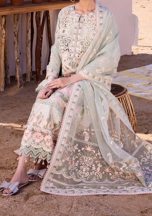 Akbar Aslam Alberta Pakistani Luxury Lawn Dress - db25516