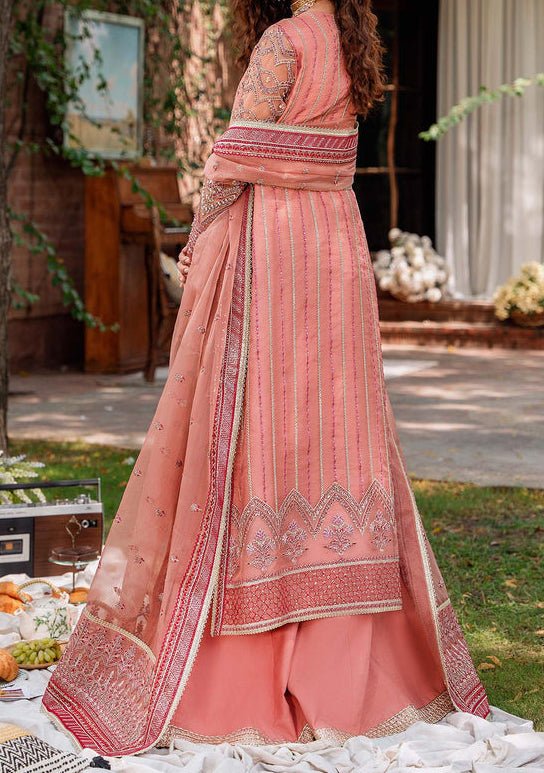 Akbar Aslam Mehrbano Pakistani Luxury Organza Dress - db24736