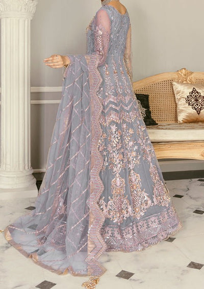 Akbar Aslam Wisteria Pakistani Net Anarkali - db25061