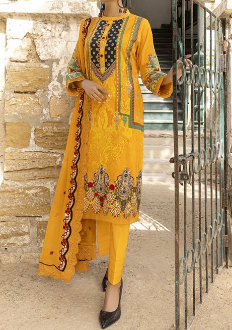 Alzohaib Rung Pakistani Embroidered Lawn - db23339