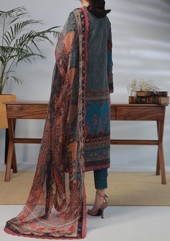 Asim Jofa Pakistani Printed Cotton Dress - db23166