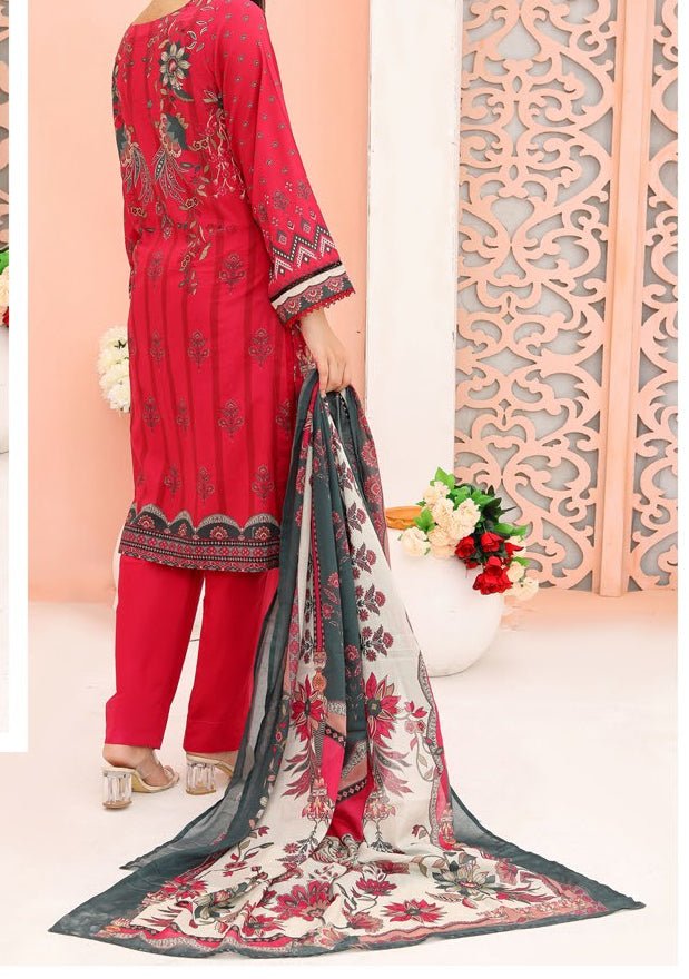 Bin Hameed Abia Ready Made Embroidered Lawn Dress - db25363