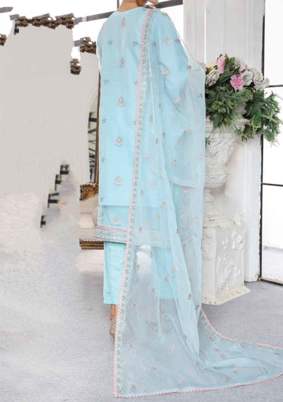 Bin Hameed Hadiya Heavy Embroidered Organza Dress - db25196