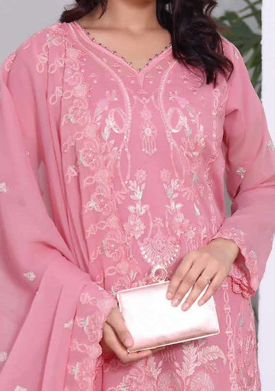 Bin Hameed Maahirah Heavy Embroidered Chiffon Dress - db25142