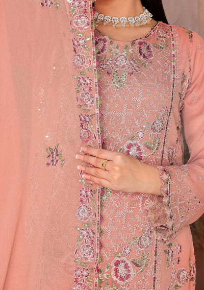 Bin Hameed Tahreem Heavy Embroidered Chiffon Dress - db25574