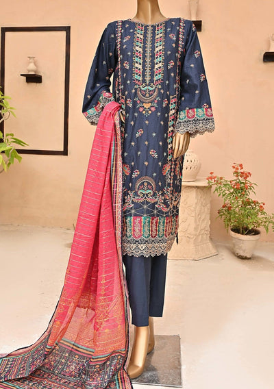 Bin Saeed Embroidered Ready Made Lawn Dress - db23466