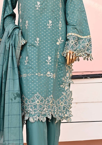 Bin Saeed Ready Made Embroidered Jacquard Dress - db23992