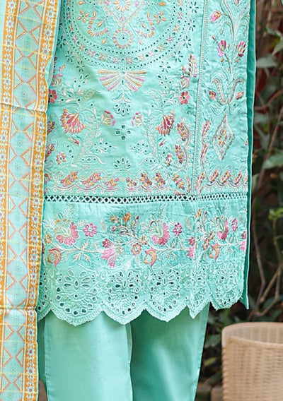 Bin Saeed Ready Made Embroidered Lawn Dress - db25115