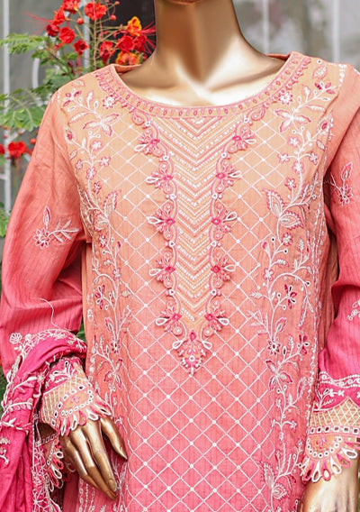 Bin Saeed Ready Made Embroidered Lawn Dress - db25456