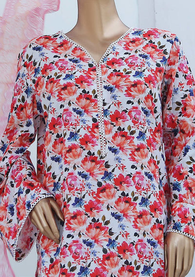 Bin Saeed Ready Made Printed Cotton Dress - db23741