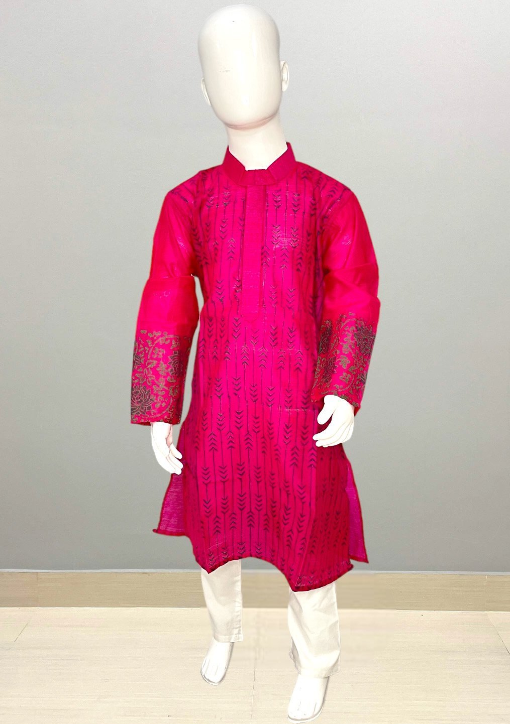 Boutique Occasional Block Printed Kids Punjabi - db21876