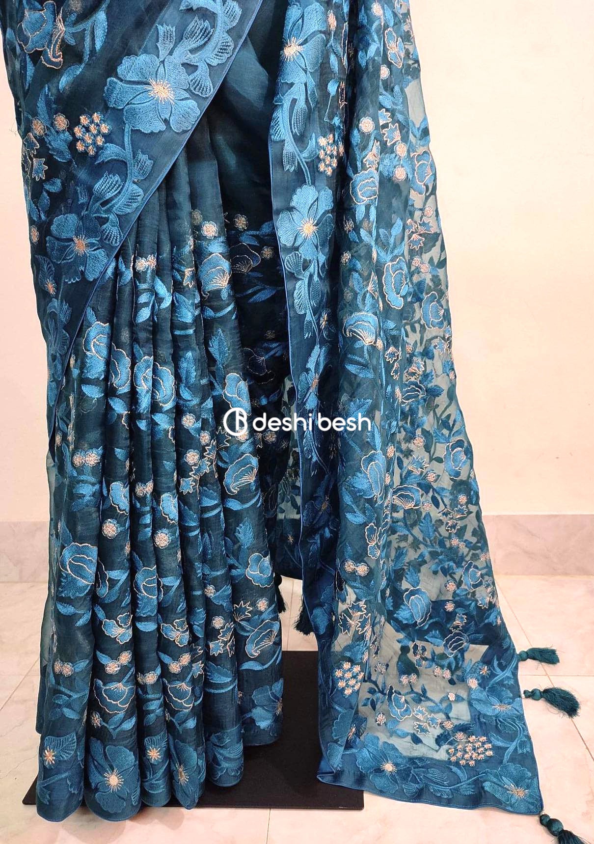 Exclusive Boutique Designer Muslin Saree - db20259