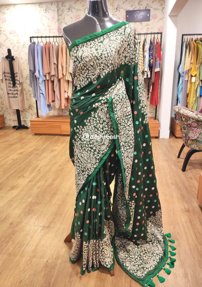 Exclusive Boutique Designer Muslin Saree - db20730