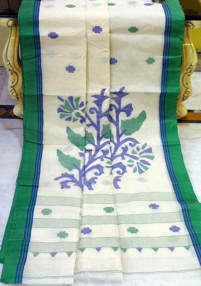 Exclusive Traditional Hand Woven Dhakai Jamdani Saree - db19226